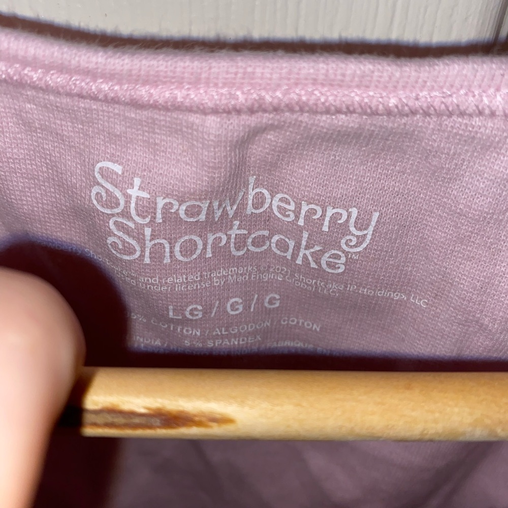 Strawberry Shortcake Pink Cropped Tank Top, Summer, Y2K - Picture 5 of 7